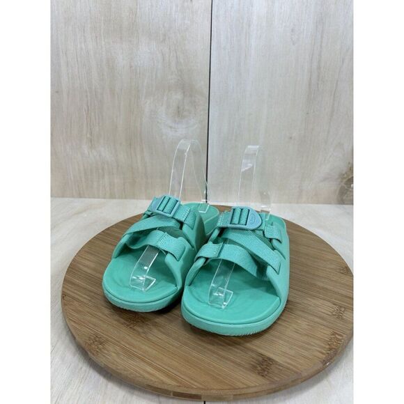 Chaco Chillos Green Casual Sandal Slides Junior Size 5 - Picture 2 of 7